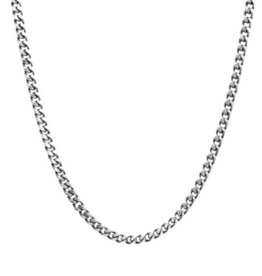 Silver Cuban Link Chain