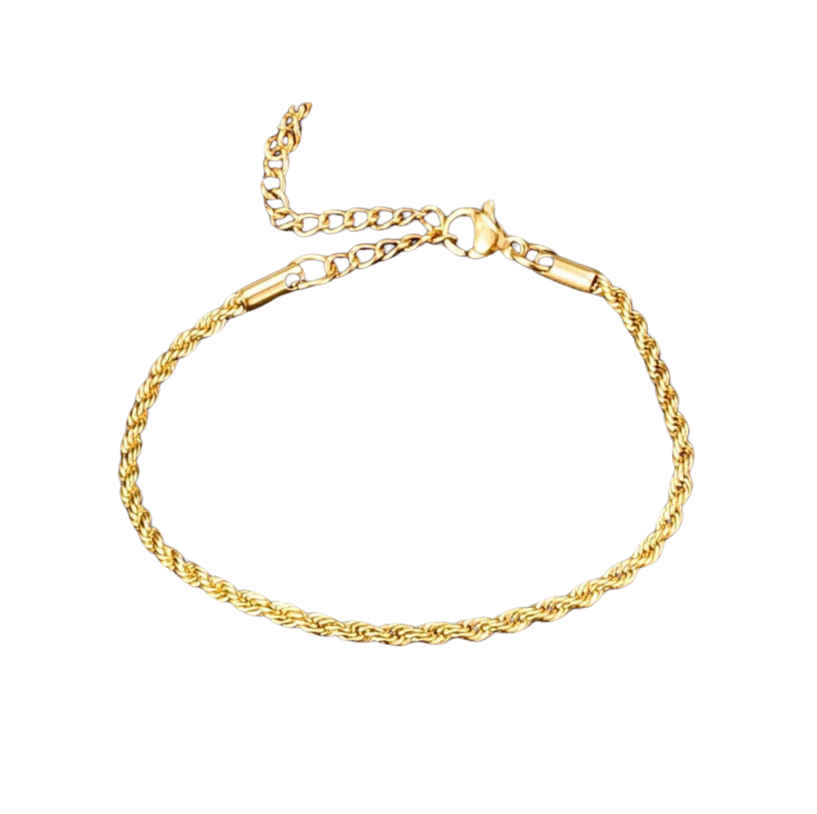 Gold Twisted Rope Bracelet