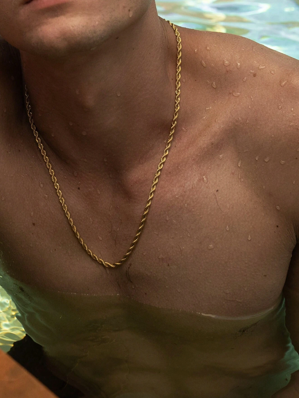 Gold Twisted Rope Chain